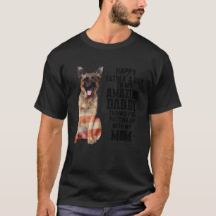 Tysk Shepherd Pappa Glad Fars Dag Till Min Ama T Shirt