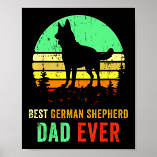 Tysk Shepherd Pappa Hundägare Essential Poster