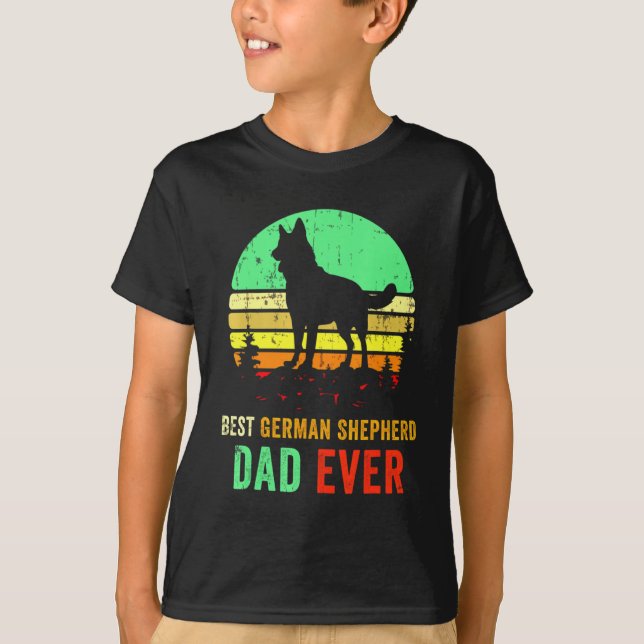 Tysk Shepherd Pappa Hundägare Essential T Shirt (Framsida)