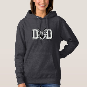Tysk Shepherd Pappa Vintage Vector T-Shirt Design_