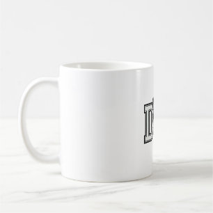 Tysk Shepherd Pappa Vintage Vector T-Shirt Design_ Kaffemugg