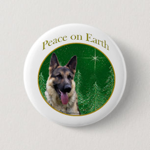 Tysk Shepherd Peace Knapp