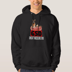 Tysk Shepherd Pet Owner Gsd Underbar Shedding Hund Hoodie