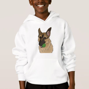 Tysk Shepherd Play Time med Boll T Shirt