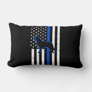 Tysk shepherd Police Hund K9 Patriotic Lumbarkudde