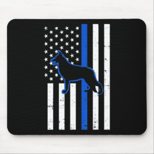 Tysk shepherd Police Hund K9 Patriotic Musmatta