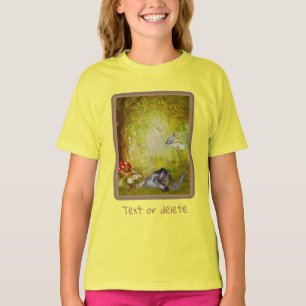Tysk Shepherd Puppy Fantasy Hund Art T Shirt