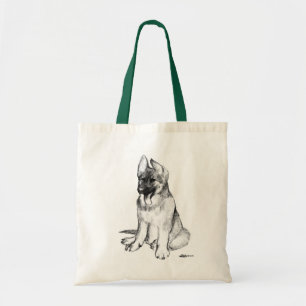 Tysk Shepherd Puppy Tygkasse