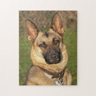 Tysk Shepherd Rädding Hund Jigszle Puzzle Pussel