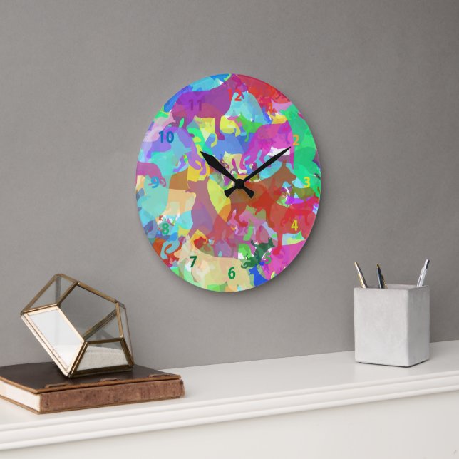 Tysk Shepherd runt  Stor Klocka (Kontor)