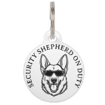 Tysk Shepherd Säkerhets-ID-märke