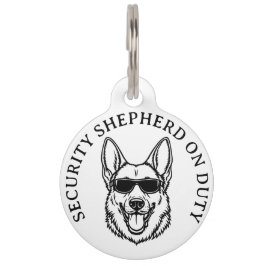 Tysk Shepherd Säkerhets-ID-märke Djurbricka