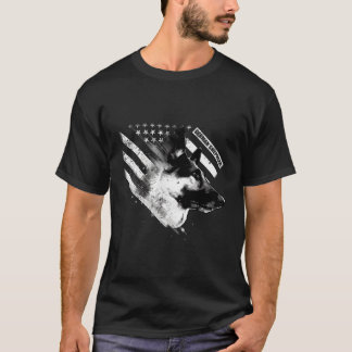 Tysk Shepherd Service Hund T Shirt