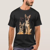 Tysk shepherd Shepard Hund Mamma Pappa Kärlek Pet