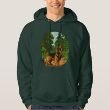 Tysk Shepherd Skogsäventyr Hund