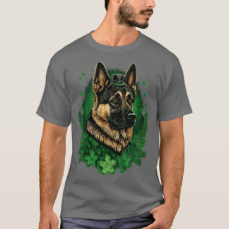 Tysk Shepherd St patricks day T Shirt
