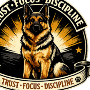 Tysk Shepherd Trust Fokus Disciplin Keps