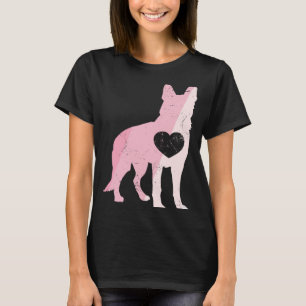 Tysk Shepherd Valentines day Cupid Kärlek Hund T Shirt