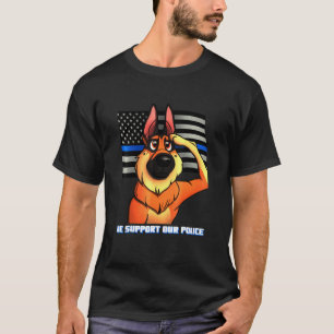 Tysk shepherd Vår polis K9 Salute T Shirt