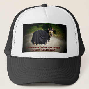 Tysk Shepherd Witch Hund Truckerkeps