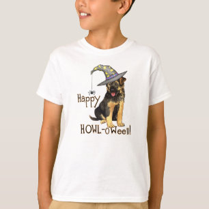 Tysk Shepherd Witch T-Shirt