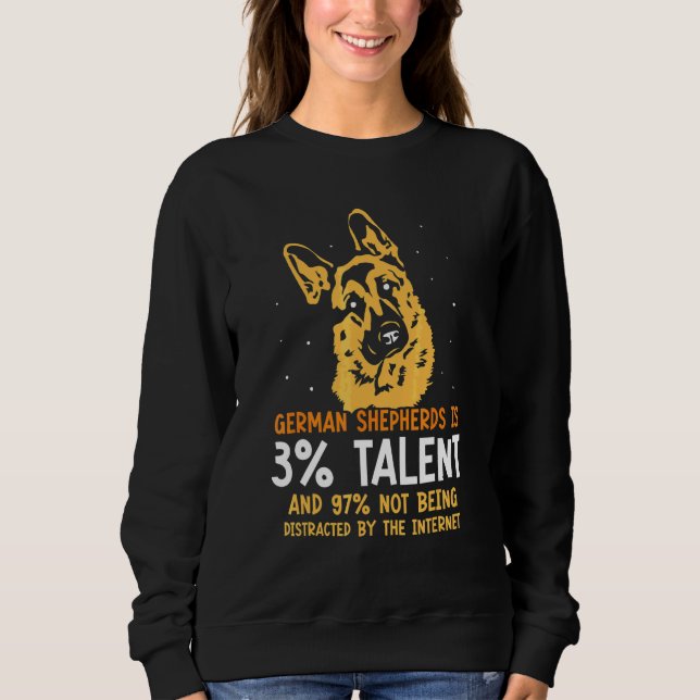 Tysk Shepherds är 3 talang och 97 inte vara integr T Shirt (Framsida)
