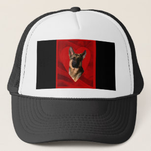 Tysk Shepherds Valentine Keps