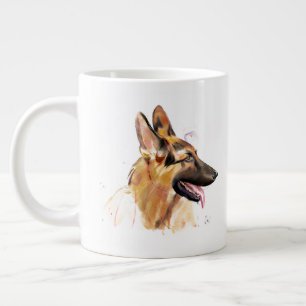 Tysk Shepherdsk kopp – GSD Hund Kaffe Mugg Jumbo Mugg