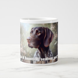 Tysk Shorthair Pointer "Bird Season" Jumbo Mugg