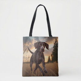 Tysk Shorthair Pointer Elegant Shoulder Tote Bag Tygkasse
