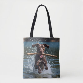 Tysk Shorthair Pointer Elegant Shoulder Tote Bag Tygkasse