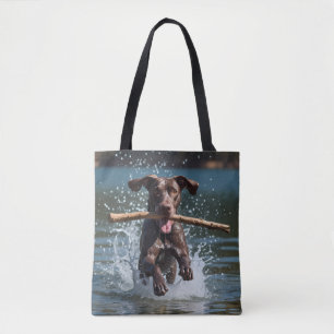 Tysk Shorthair Pointer Elegant Shoulder Tote Bag Tygkasse