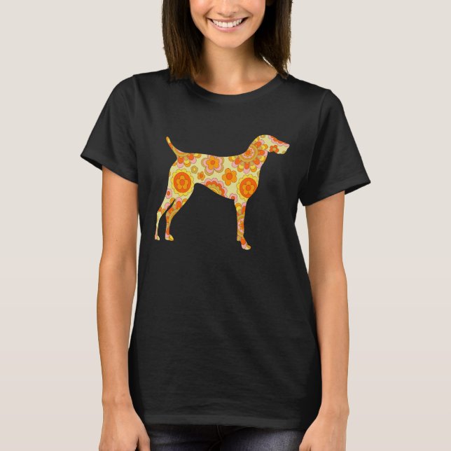 Tysk Shorthair Pointer GSP Hund Mamma T Shirt (Framsida)