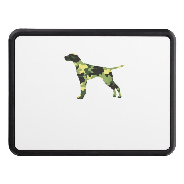 Tysk Shorthair Pointer _ Hund Camouflage Silhouet Dragkroksskydd (Framsidan)