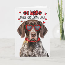 Tysk Shorthair Pointer Hund Loving You Valentine