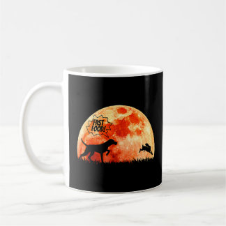 Tysk Shorthair Pointer Nature Måne Silhouette D Kaffemugg