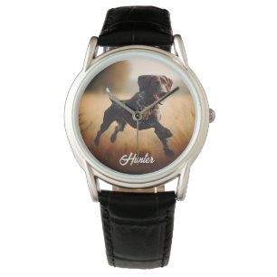 Tysk Shorthair Pointer Running Armbandsur