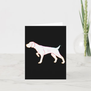 Tysk Shorthair Pointer Sticker Kort