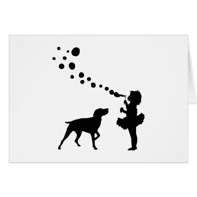 Tysk Shorthaired pekare Hälsningskort (Framsidan Horizontal)