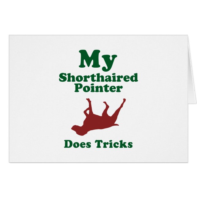 Tysk Shorthaired pekare Hälsningskort (Framsidan Horizontal)