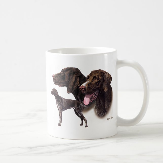 Tysk Shorthaired pekare Kaffemugg (Höger)