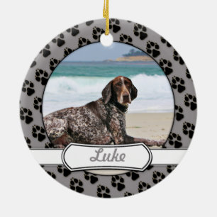 Tysk Shorthaired pekare - Luke - Riley Julgransprydnad Keramik