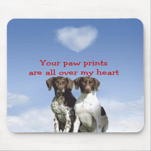 Tysk Shorthaired pekare Mousepad Musmatta
