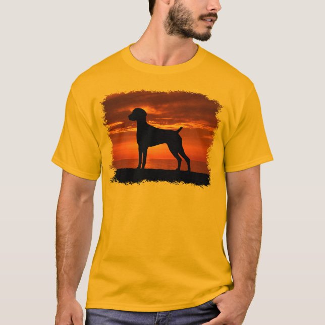 Tysk Shorthaired pekare T-shirt (Framsida)