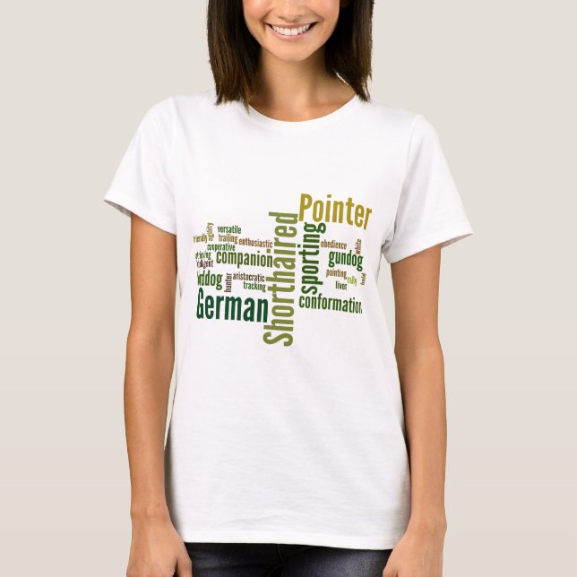 Tysk Shorthaired pekare Tee (Framsida)