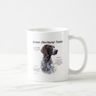 Tysk Shorthaired pekarehistoriedesign Kaffemugg