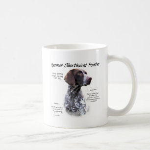 Tysk Shorthaired pekarehistoriedesign Kaffemugg