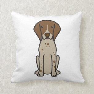 Tysk Shorthaired pekarehundtecknad Kudde