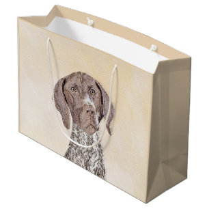 Tysk Shorthaired pekaremålning - hundkonst