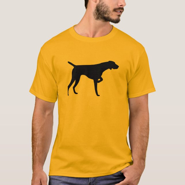 Tysk Shorthaired pekareTshirt Tee Shirt (Framsida)